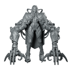 Almirah Kontezza Cyber Baroness Miniature Cyberpunk Boss Miniature 360 Spin 01