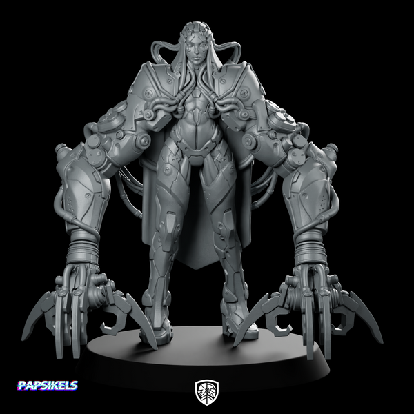 Almirah Kontezza Cyber Baroness Miniature Cyberpunk Boss