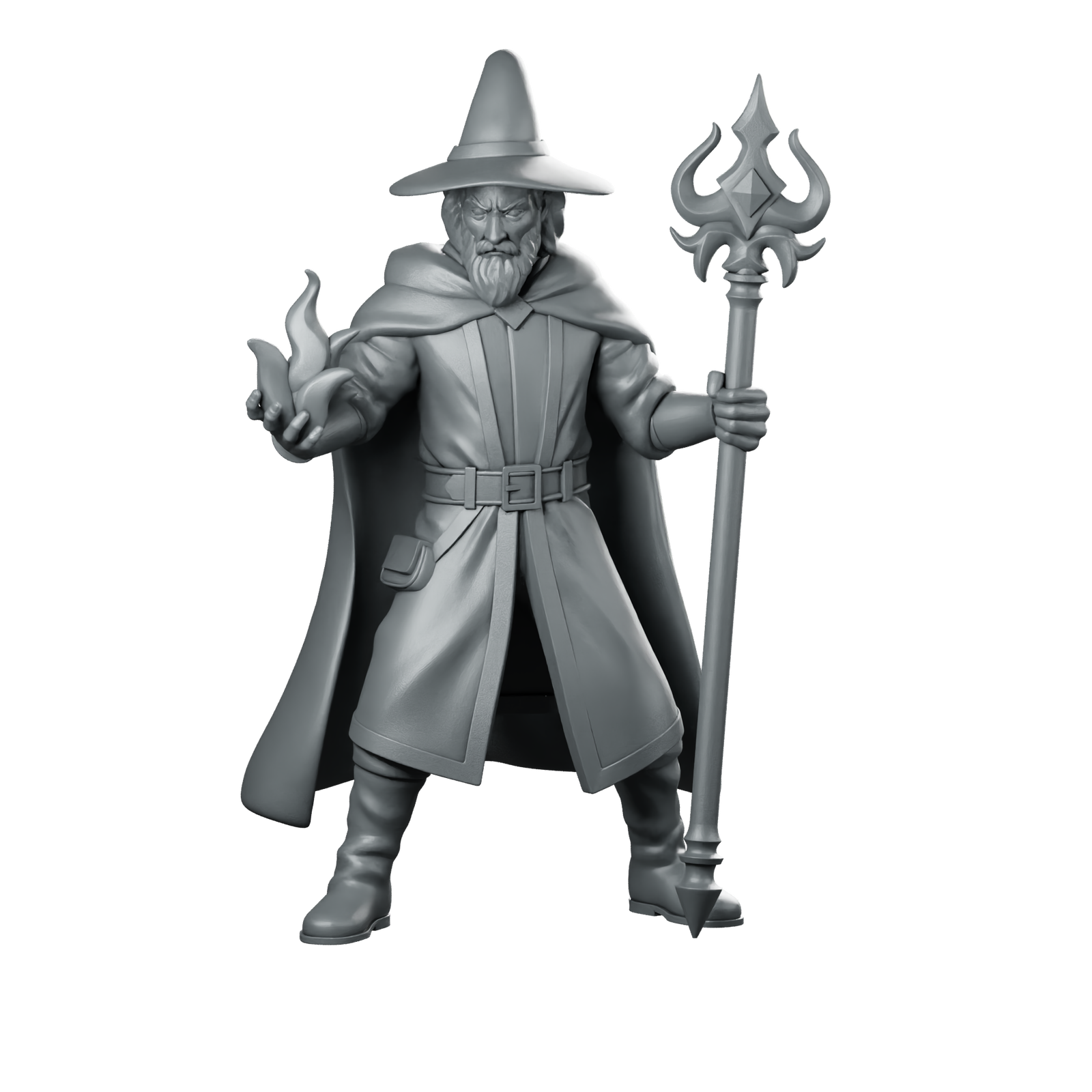 Althas Fenrow Wizard Miniature Miniature 360 Spin 01
