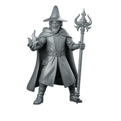 Althas Fenrow Wizard Miniature Miniature 360 Spin 01