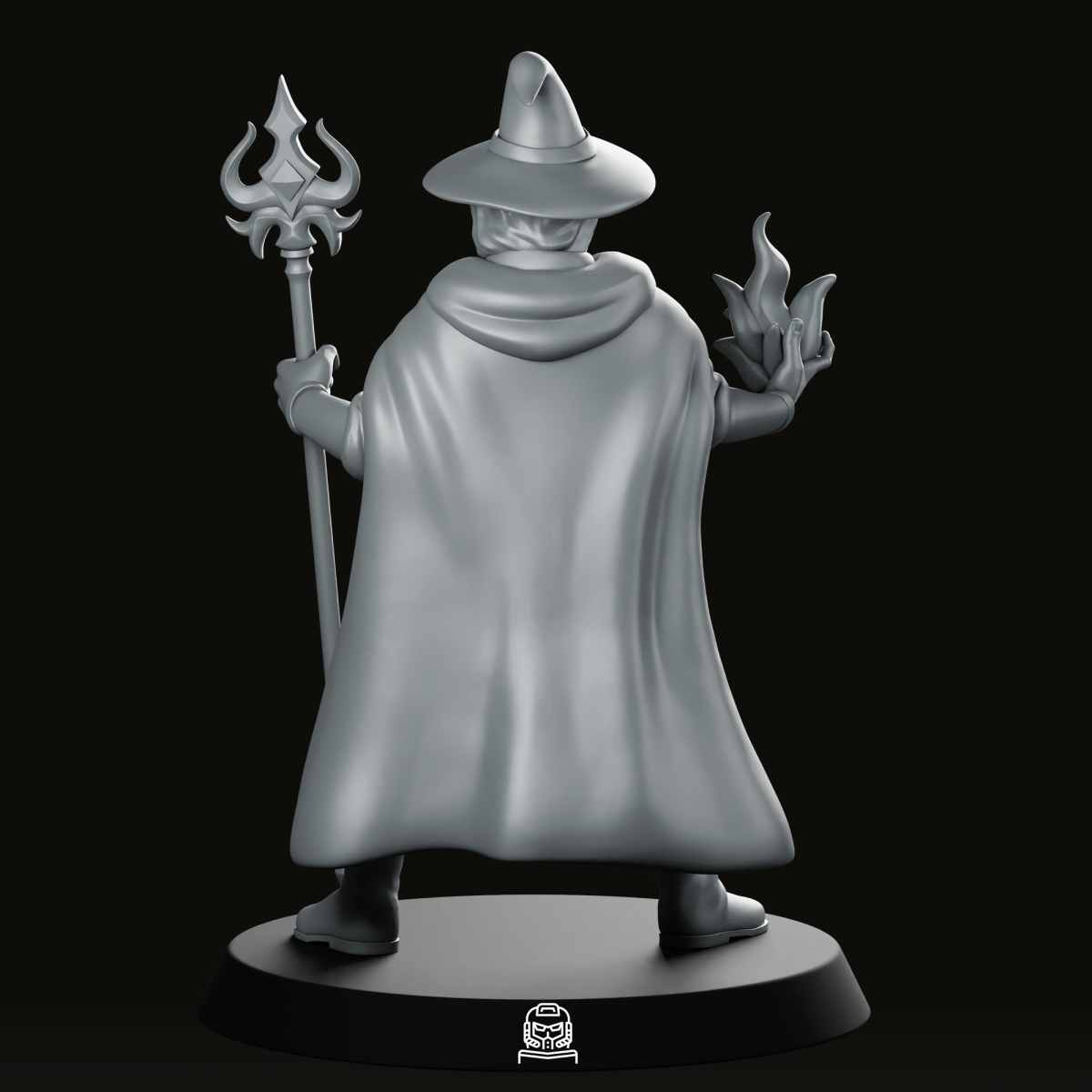 Althas Fenrow Wizard Miniature - We Print Miniatures - We Print Miniatures