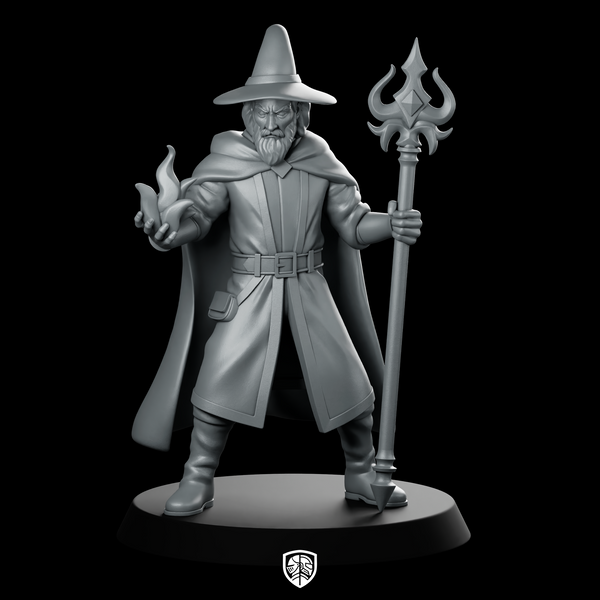 Althas Fenrow Wizard Miniature