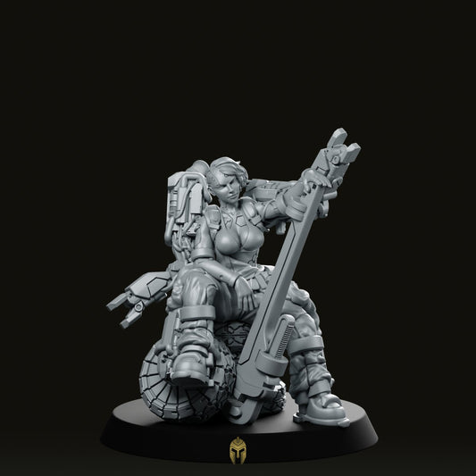 Amanda Wrench 2 Cyberpunk - We Print Miniatures