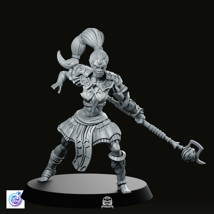 Amazon Sparabar A Miniature Spear Warrior Sentinel