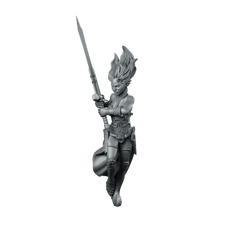 Ambassador of Light 1 Miniature Swordwielding Heroine Miniature 360 Spin 01
