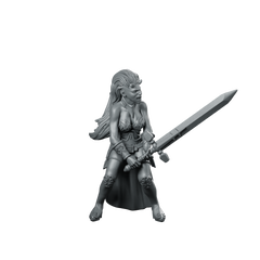 Ambassador of Light 2 Miniature Sword Warrior Hero Miniature 360 Spin 01