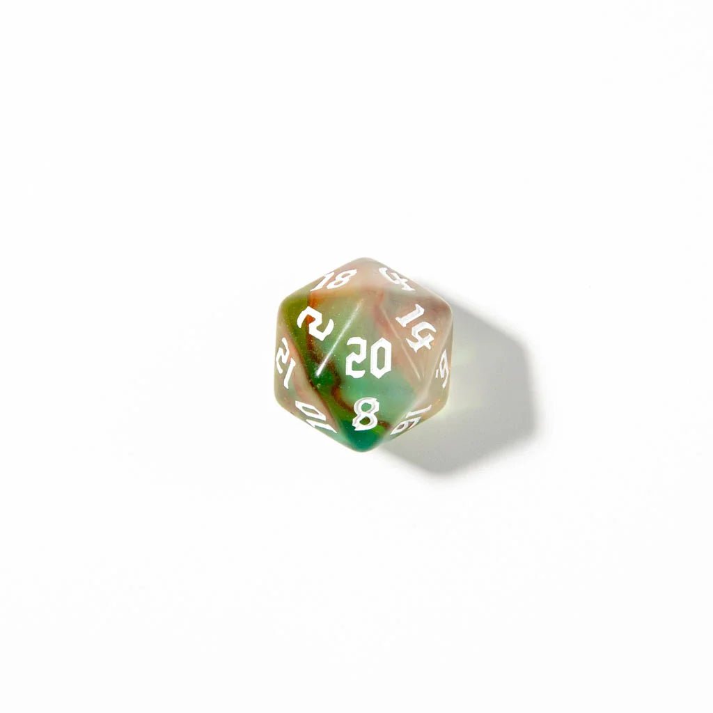 Amber Grove | Acrylic Dice | 7 Piece Set - Tabletop Dominion - We Print Miniatures