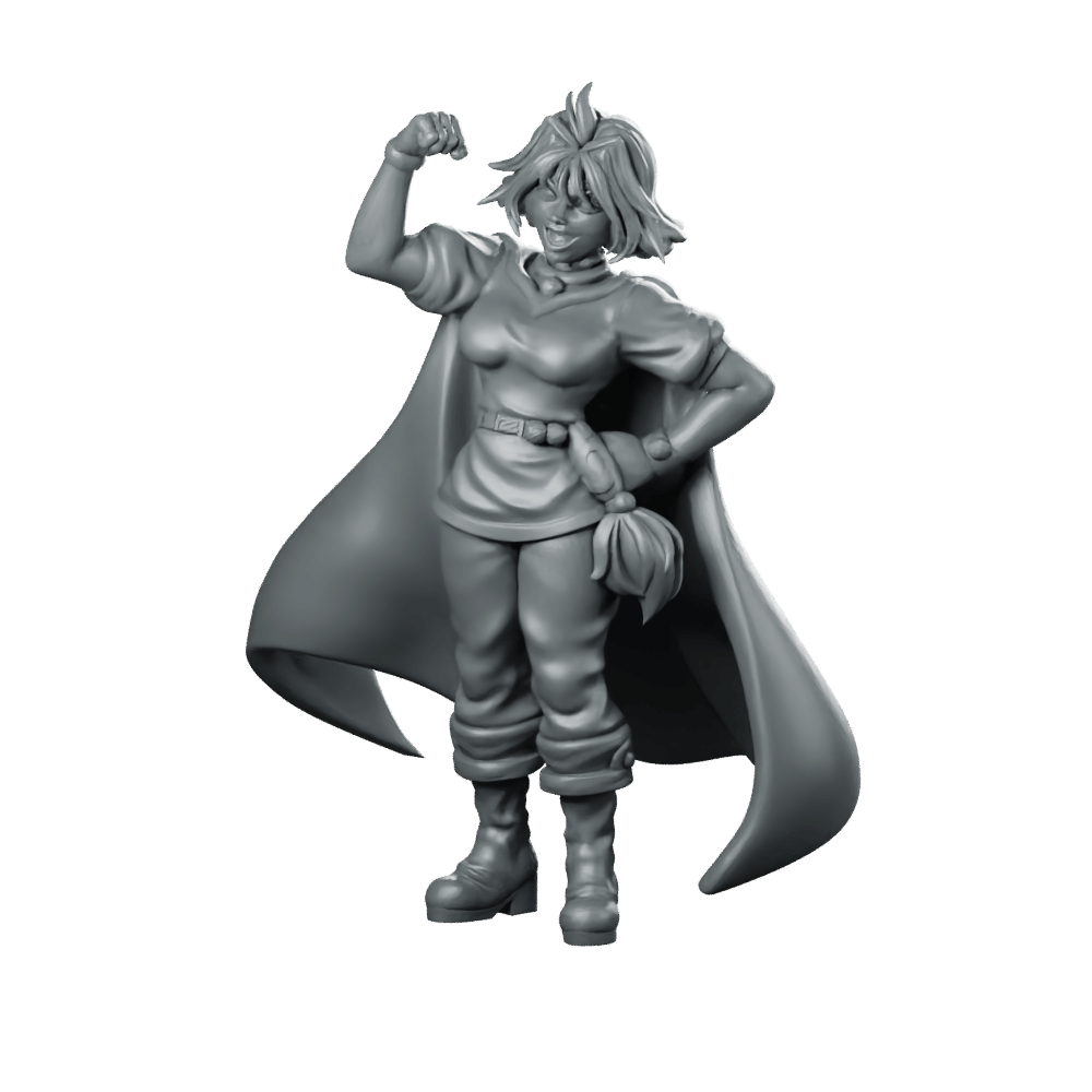 Amelia Wil Tesla Saillune Miniature Heroine Adventurer - RN Estudio - We Print Miniatures