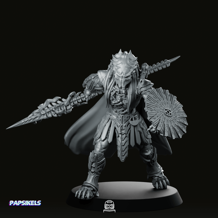 Uralter Wulfen-Schädel-Jäger-Miniatur