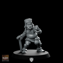 Angry Grandpa Miniature Grumpy Veteran Warrior NPC - Vae Victis - We Print Miniatures