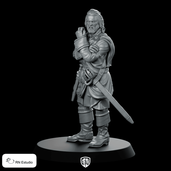 Angus Mhor Scottish Time Traveller Miniature Highland Warrior - RN Estudio - We Print Miniatures