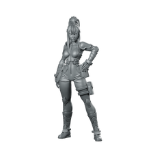 Anti Monster Defence Force 3rd Division Captain Miniature Miniature 360 Spin 01