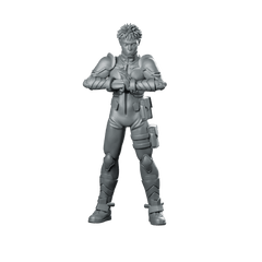 Anti Monster Defence Force Combat Suit Senpai - Papsikels Miniatures - We Print Miniatures