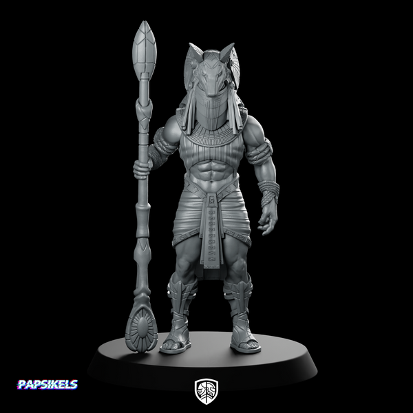 Anubis Guldoran Entrance Guard Miniature Sci-Fi Staff