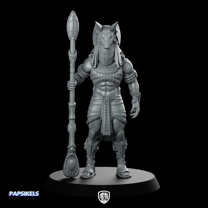 Anubis Guldoran Entrance Guard Miniature Sci-Fi Staff
