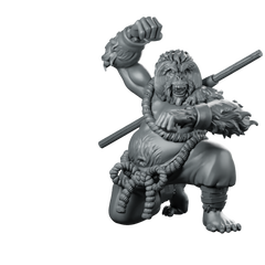 ApeStrike Tao Miniature Fantasy Ape Brawler Brute Miniature 360 Spin 01