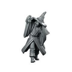 Apothecary Fantasy Miniature Alchemist Healer Potionmaster Wizard Miniature 360 Spin 01
