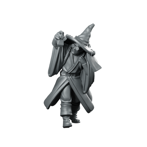 Apothecary Fantasy Miniature Alchemist Healer Potionmaster Wizard Miniature 360 Spin 01