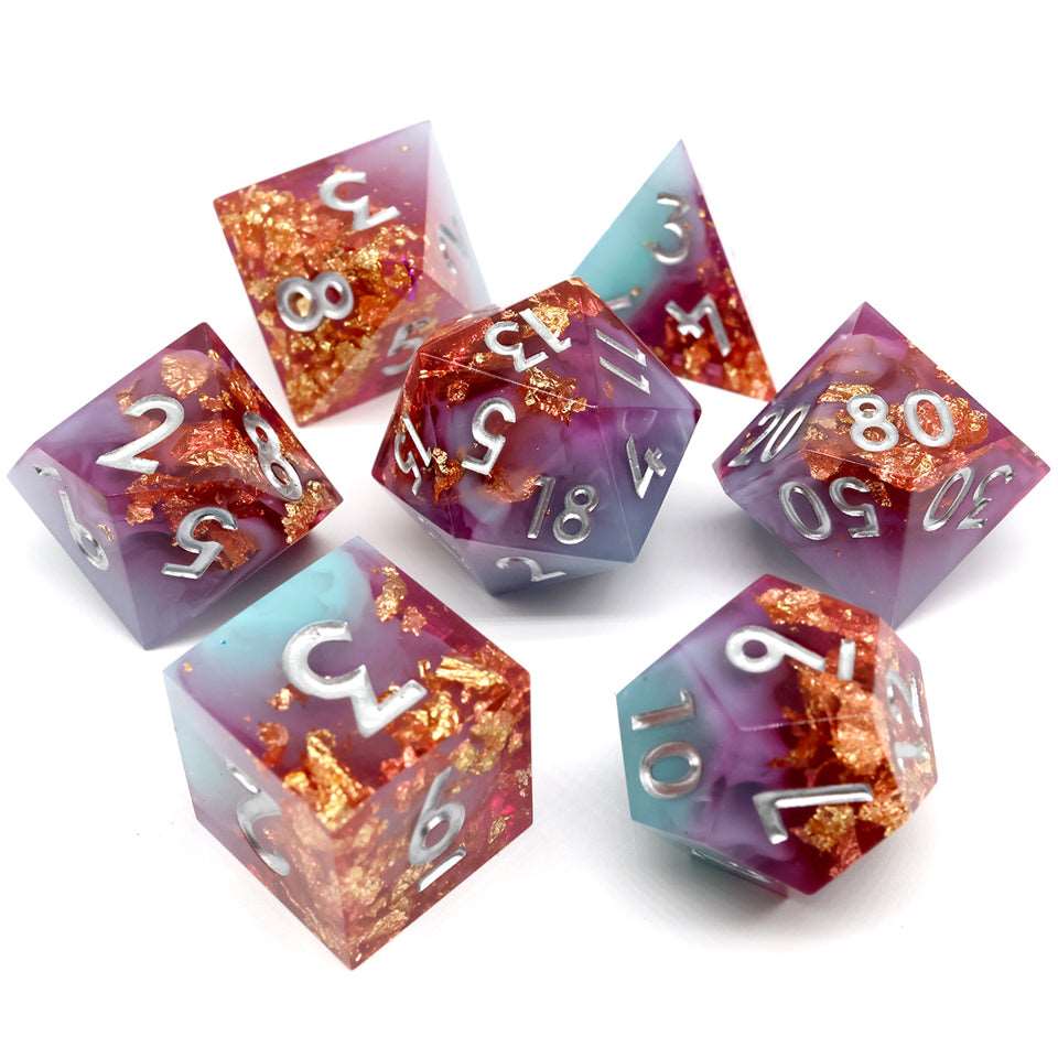 Arcane Fusion | Sharp Edge Dice | 7 Piece Set - Tabletop Dominion - We Print Miniatures