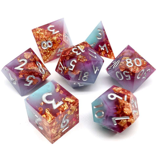 Arcane Fusion | Sharp Edge Dice | 7 Piece Set - Tabletop Dominion - We Print Miniatures