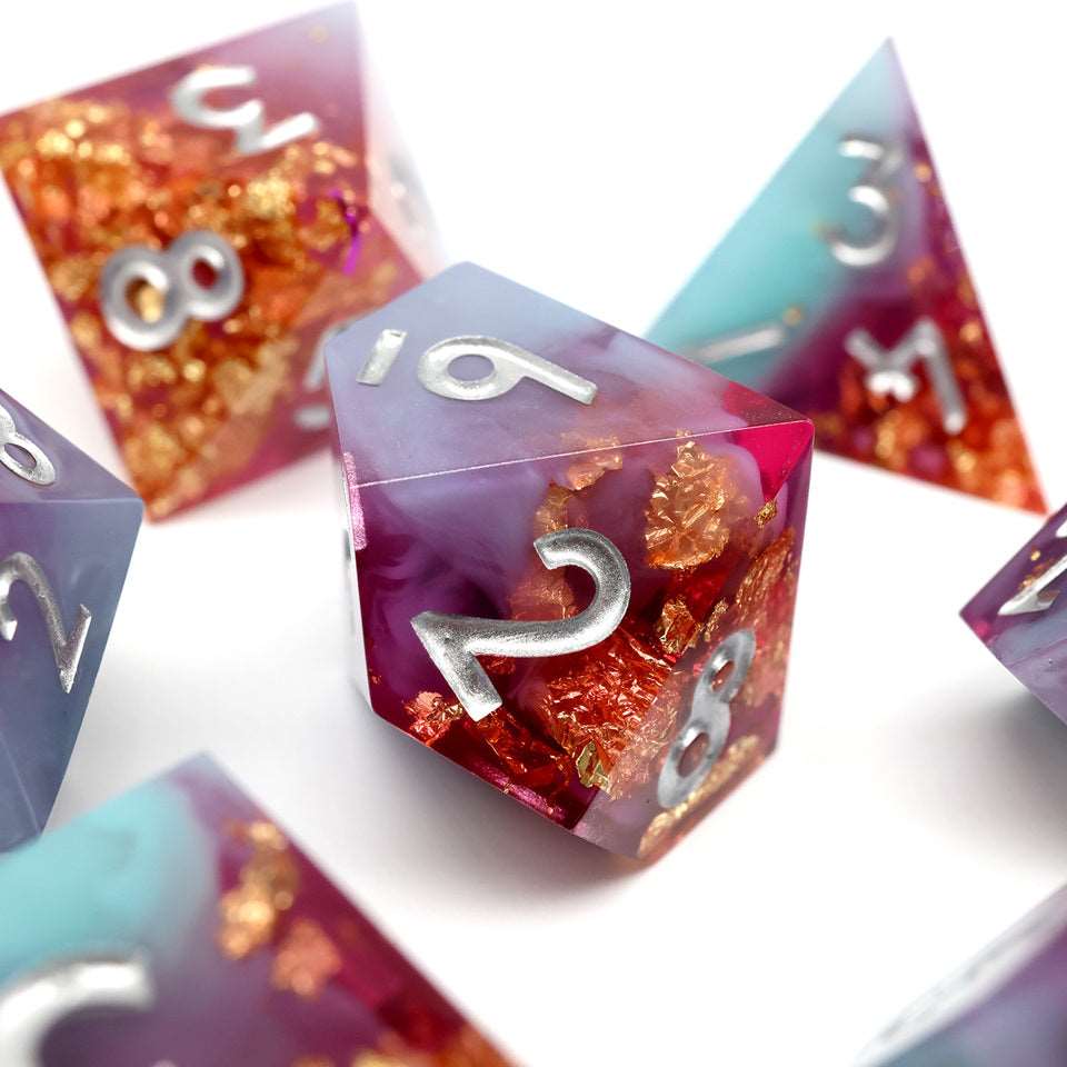 Arcane Fusion | Sharp Edge Dice | 7 Piece Set - Tabletop Dominion - We Print Miniatures