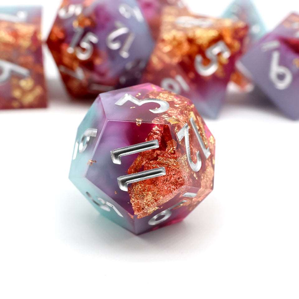 Arcane Fusion | Sharp Edge Dice | 7 Piece Set - Tabletop Dominion - We Print Miniatures