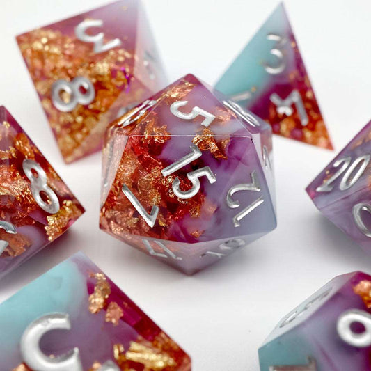 Arcane Fusion | Sharp Edge Dice | 7 Piece Set - Tabletop Dominion - We Print Miniatures
