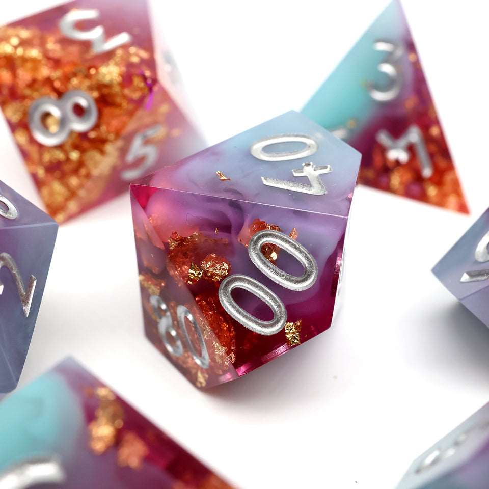 Arcane Fusion | Sharp Edge Dice | 7 Piece Set - Tabletop Dominion - We Print Miniatures