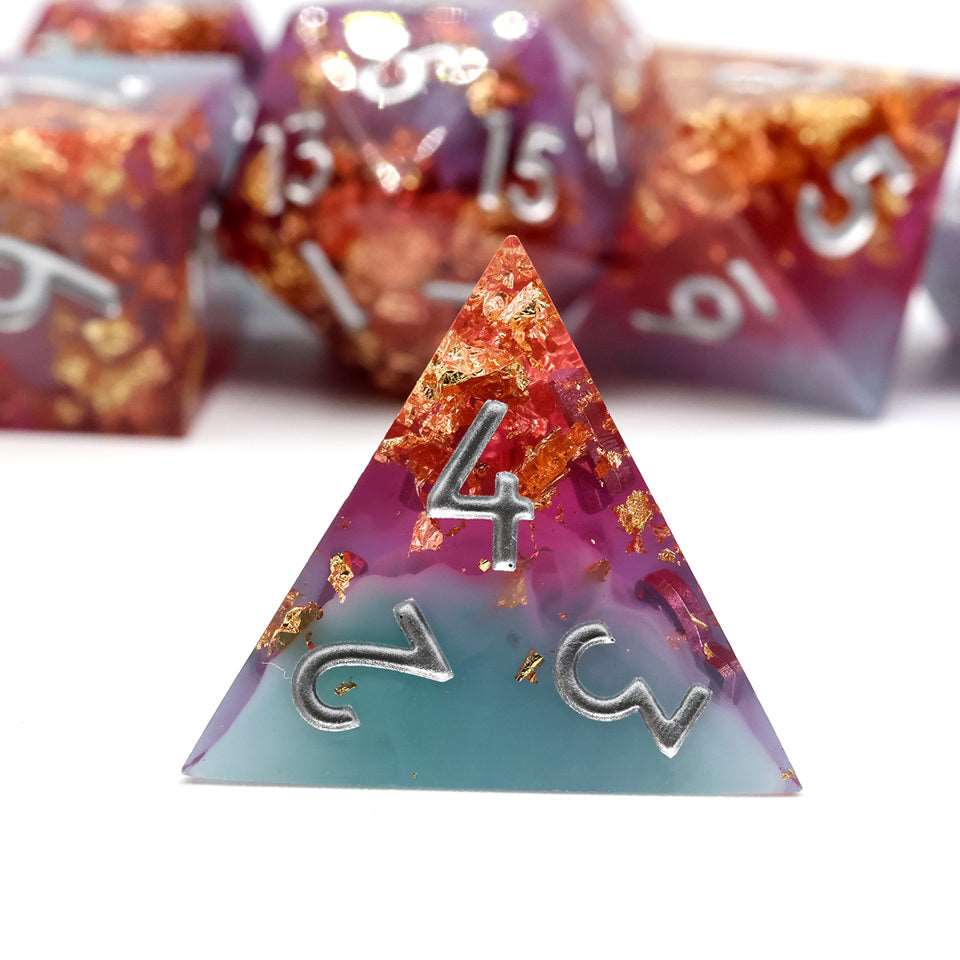 Arcane Fusion | Sharp Edge Dice | 7 Piece Set - Tabletop Dominion - We Print Miniatures