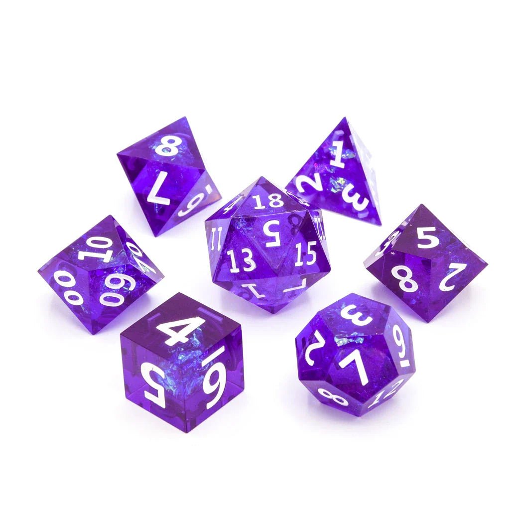 Arcane Prism | Sharp Edge Dice | 7 Piece Set - Tabletop Dominion - We Print Miniatures