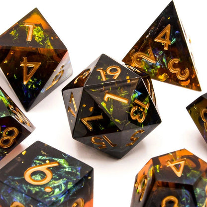 Archer's Dream | Sharp Edge Dice | 7 Piece Set - Tabletop Dominion - We Print Miniatures