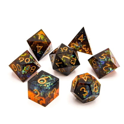 Archer's Dream | Sharp Edge Dice | 7 Piece Set - Tabletop Dominion - We Print Miniatures