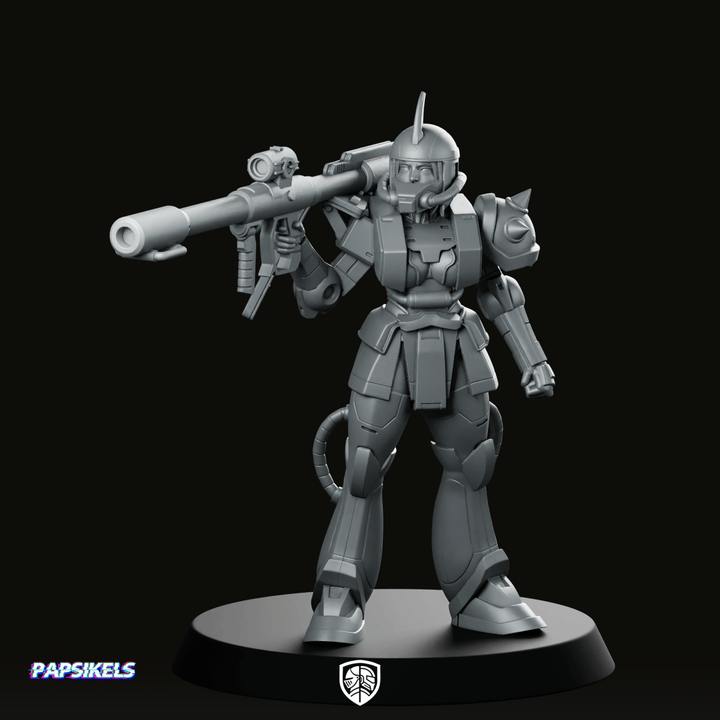 Armoured Lady Kuza 2 Miniatura Fantascienza Leader Veterana