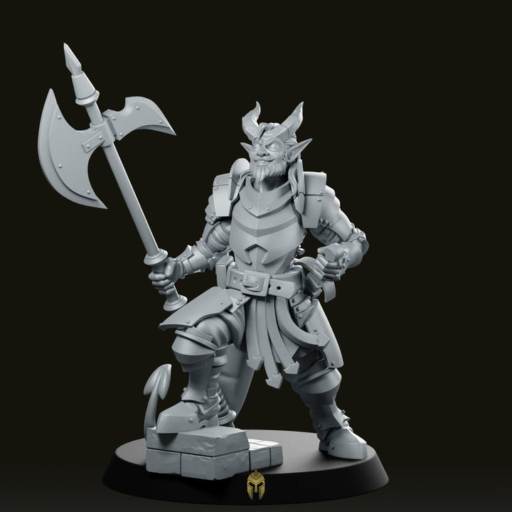 Arnulf Of Silverlake Miniature Armoured Axe Warrior