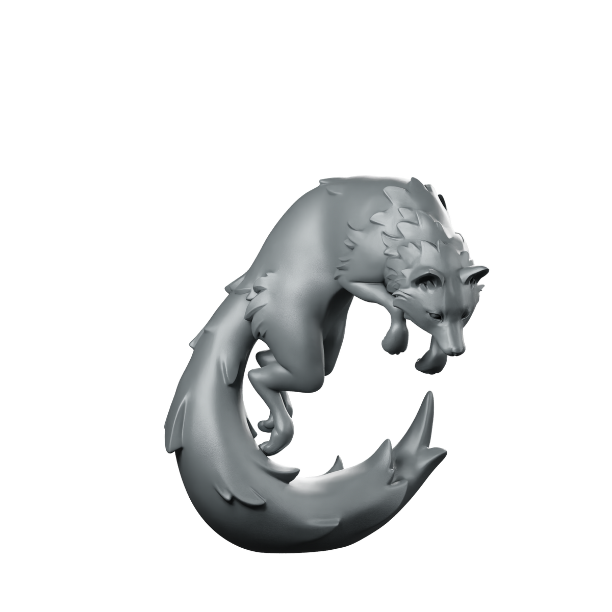 1047 Artic Fox Companion A Miniature Fox Miniature 360 Spin 01