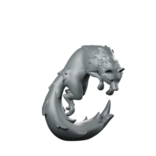 1047 Artic Fox Companion A Miniature Fox Miniature 360 Spin 01