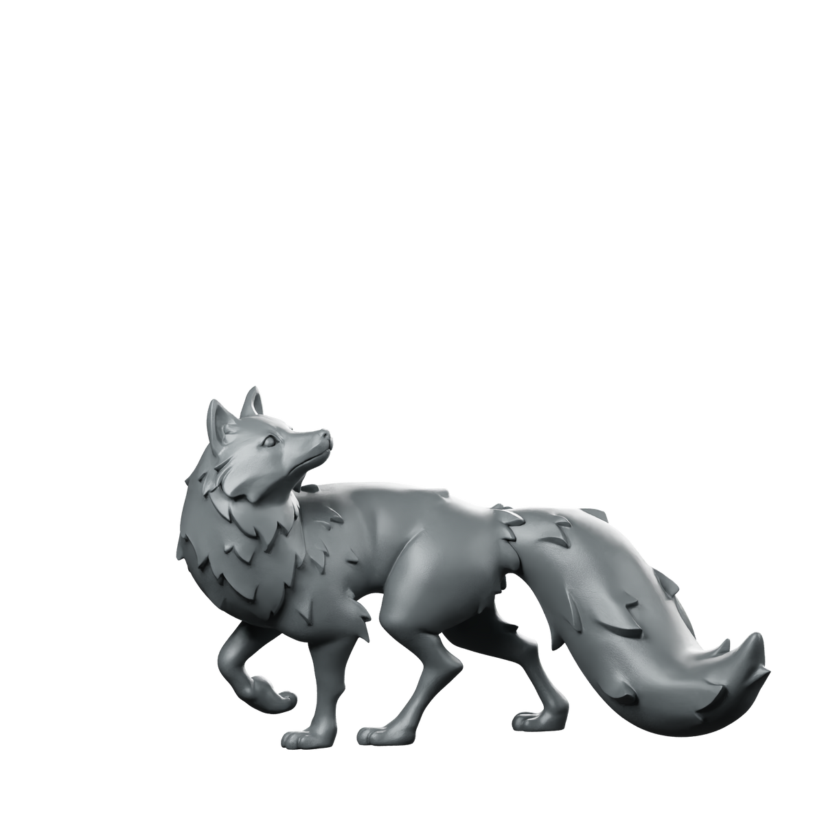 1047 Artic Fox Companion B Miniature Fox Miniature 360 Spin 01