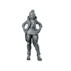 Artificial Intelligence Network Newsreader 2 Miniature Cyberpunk - Papsikels Miniatures - We Print Miniatures