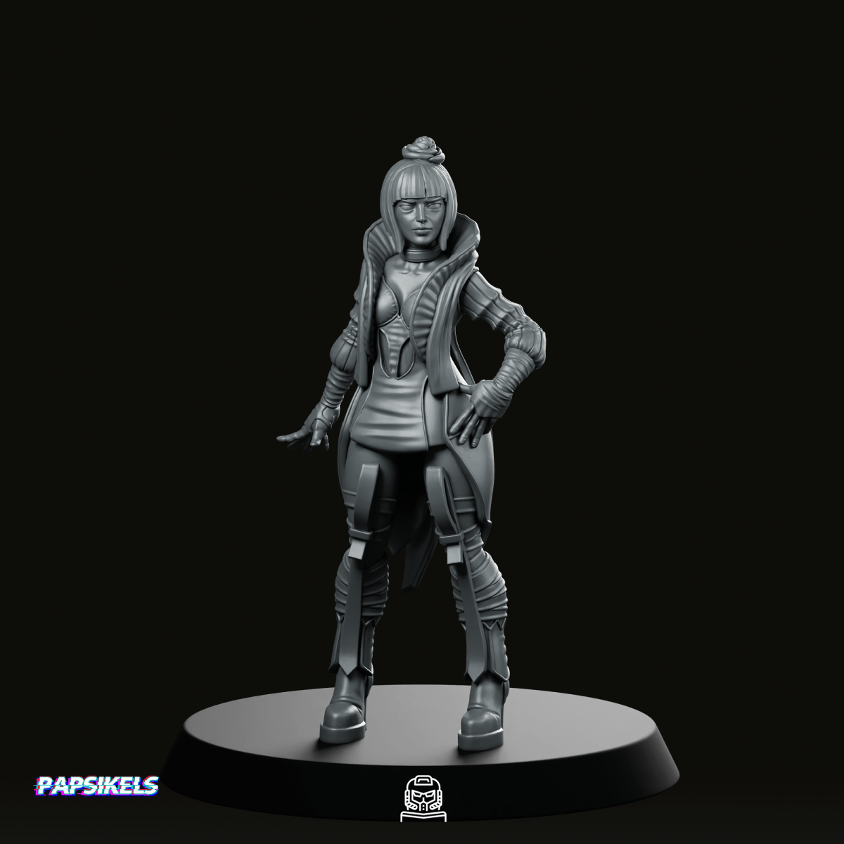 Artificial Intelligence Network Newsreader Miniature - Papsikels Miniatures - We Print Miniatures