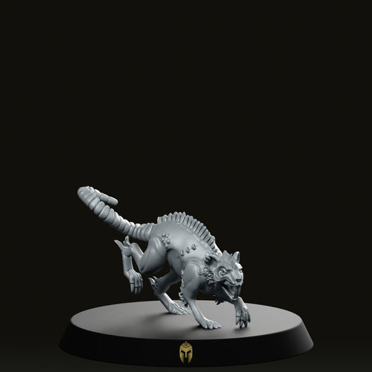 Ash Desert Rat 1 Miniature - We Print Miniatures