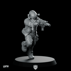 Ashfall V2 Tactical miniature Dual - Pistol Soldier - Unit9 - We Print Miniatures