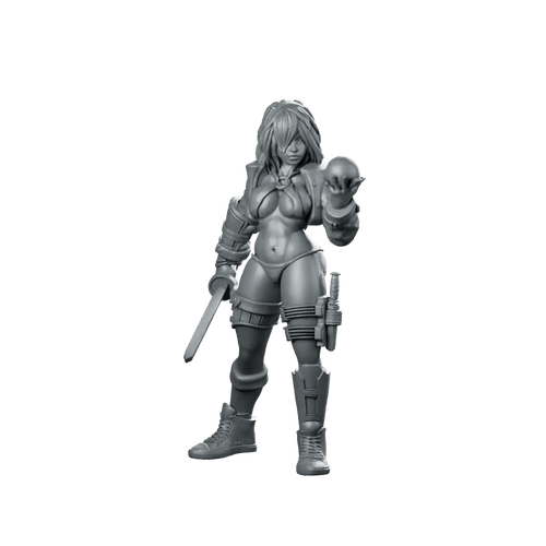 Ashimeru Fate Wrangler Orb Blade Operative - Papsikels Miniatures - We Print Miniatures