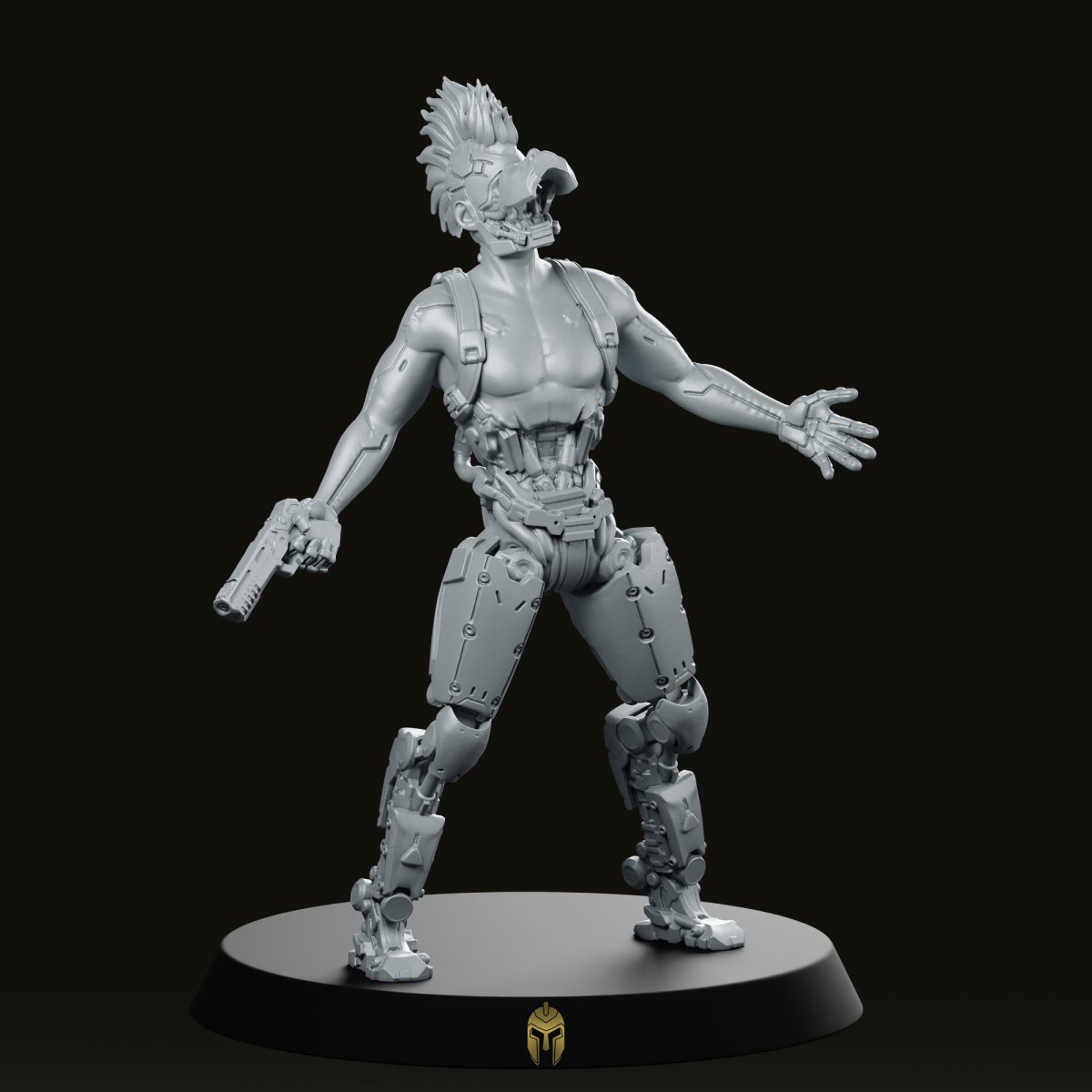 Aspect 1 Cyberpunk Miniature - We Print Miniatures