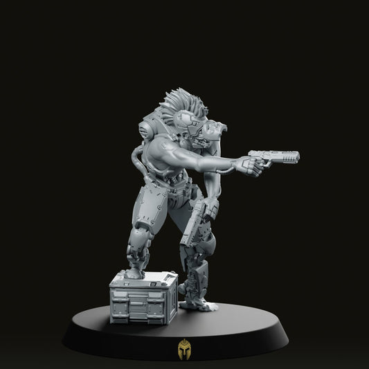 Aspect 2 Cyberpunk Miniature - We Print Miniatures