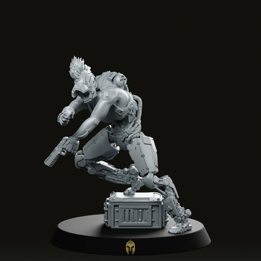 Aspect 2 Cyberpunk Miniature - We Print Miniatures