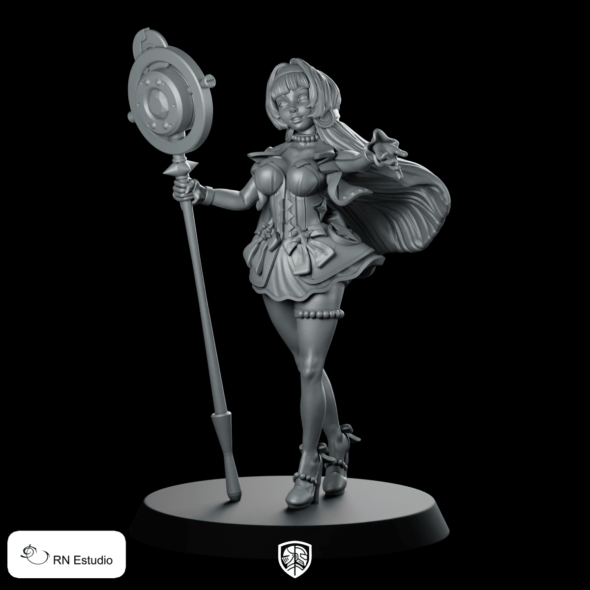 Astra Yao Miniature Sorceress Staff - RN Estudio - We Print Miniatures