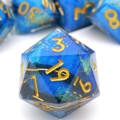 Astral Tide | Art Core Dice | 7 Piece Set - Tabletop Dominion - We Print Miniatures