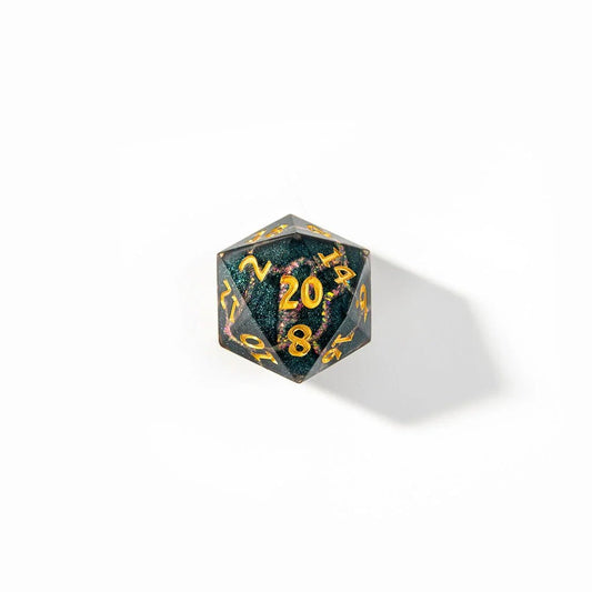 Aurora Spark | Art Core Dice | 7 Piece Set - Tabletop Dominion - We Print Miniatures