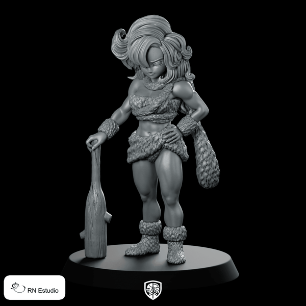 Ayla Miniature Fierce Fashionable Adventurer Heroine Club - RN Estudio - We Print Miniatures