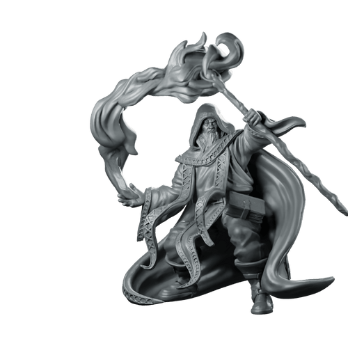 Azure Wizard Arcane Wizard Resin - Papsikels Miniatures - We Print Miniatures
